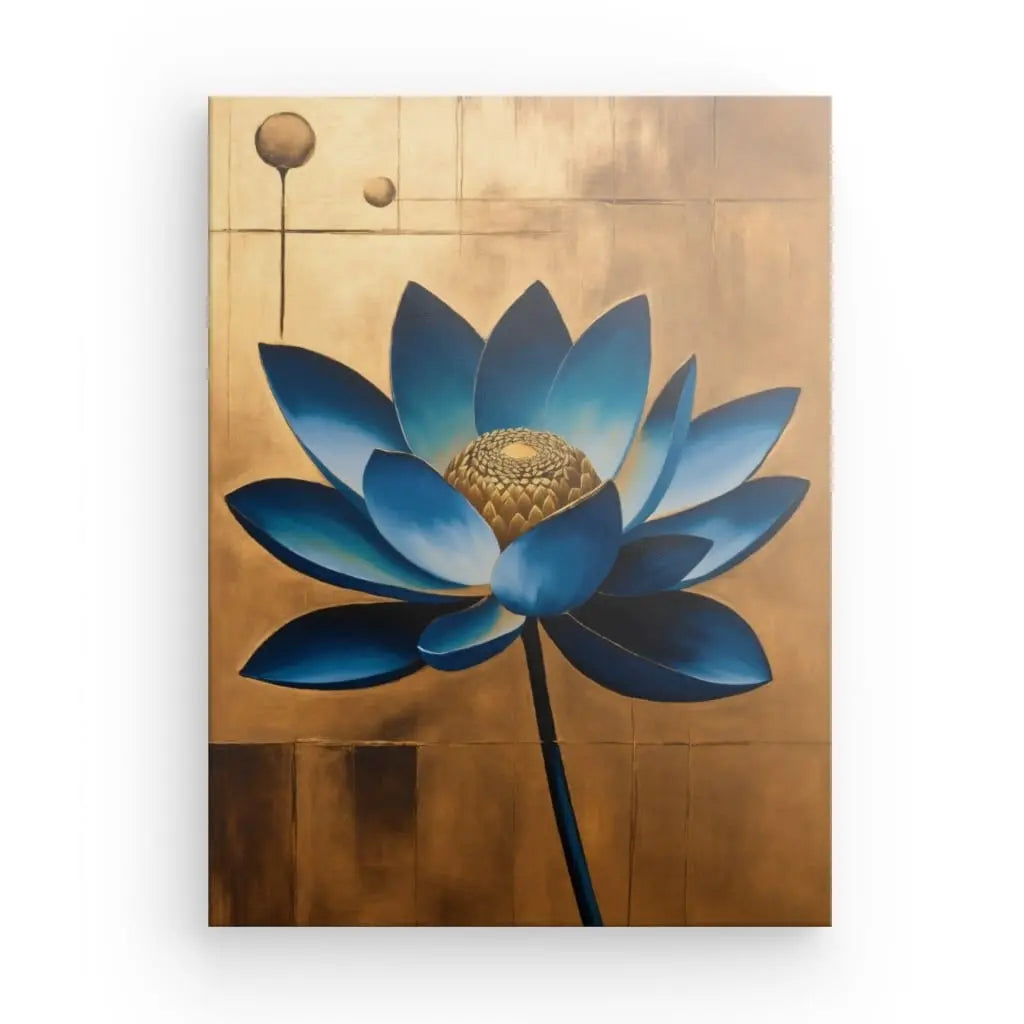 Lotus d'Or et de Saphir Pictiria