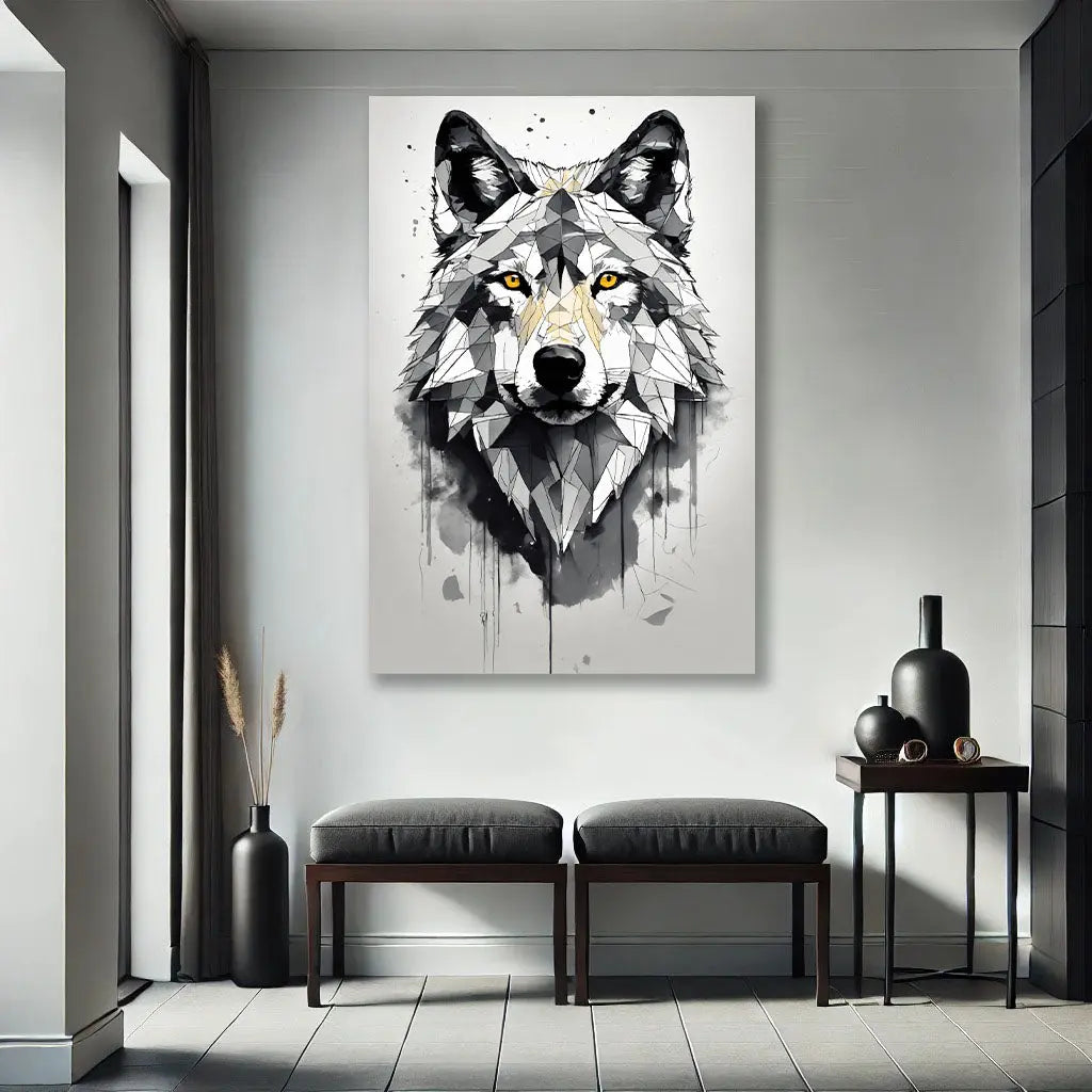 Loup Géométrique Pictiria