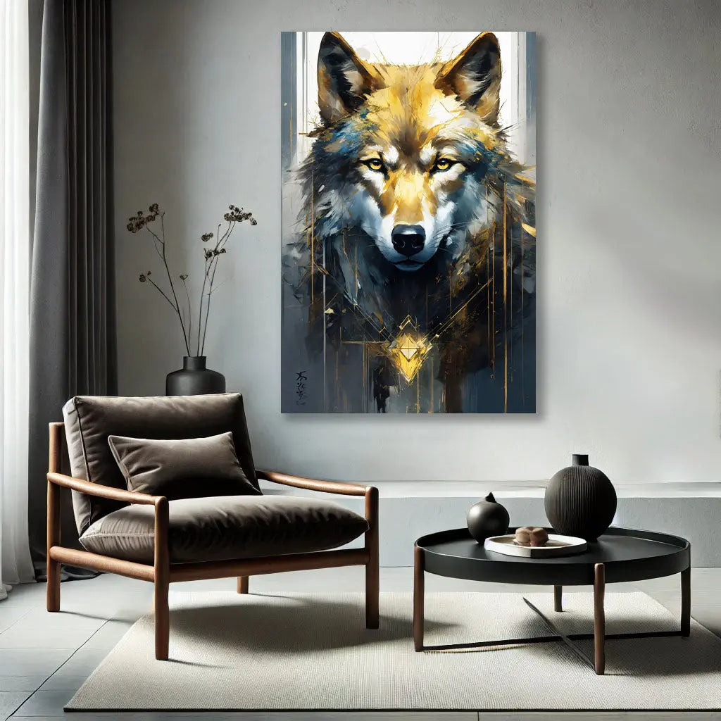 Loup d'Or et d'Argent Pictiria