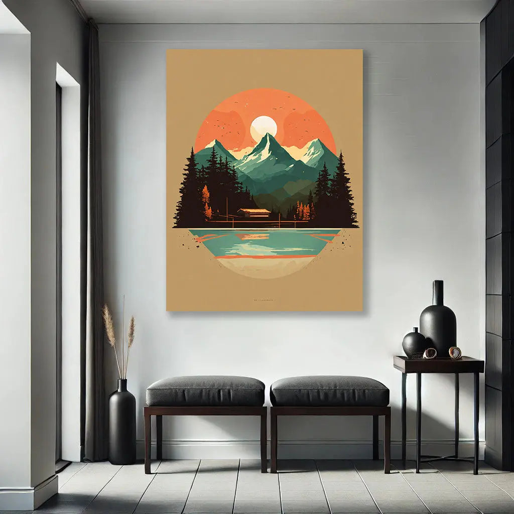 Mountain Serenity Pictiria