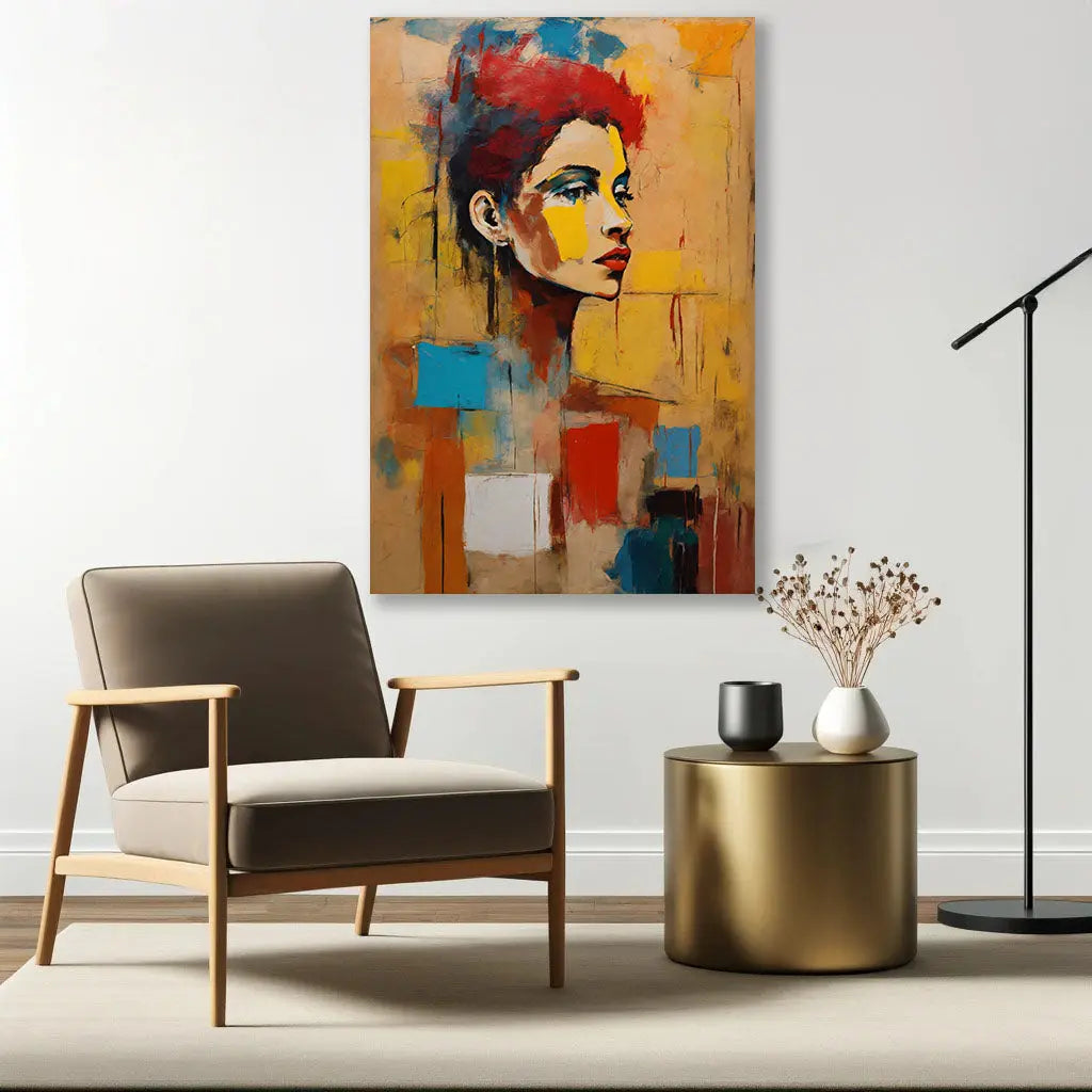 Portrait en Abstraction Pictiria