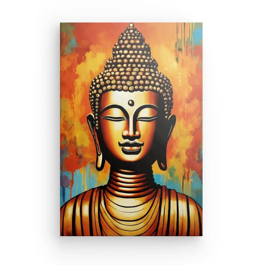 Le Tableau Bouddha Doré se distingue par ses finitions dorées et son design moderne, offrant un rendu unique et raffiné qui attire le regard.