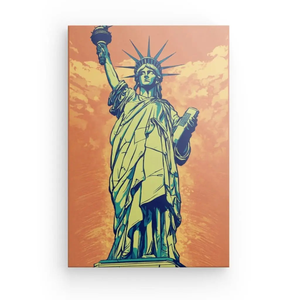 Admirez le Tableau Statue de la Liberté, une œuvre artistique détaillée qui capture l’essence de ce monument emblématique. Idéal pour sublimer tout intérieur grâce à sa beauté et son symbolisme.